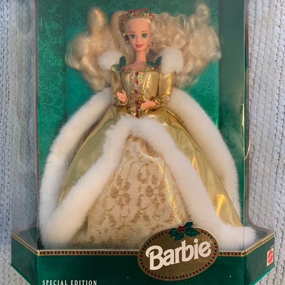 Happy Holidays Barbies 1993-1998 - Picture 3 of 7